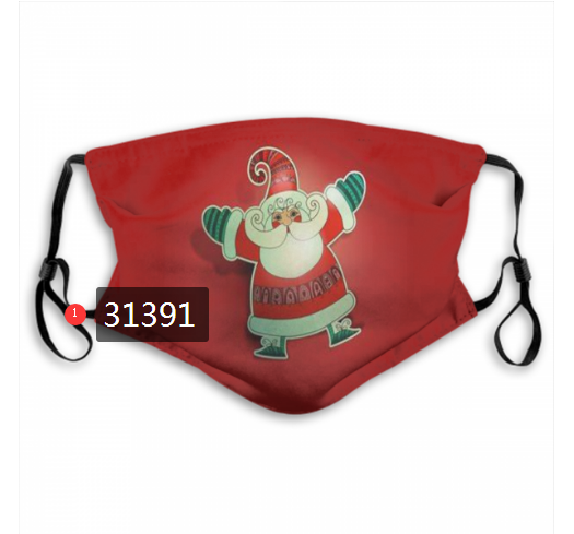 2020 Merry Christmas Dust mask with filter 32->mlb dust mask->Sports Accessory